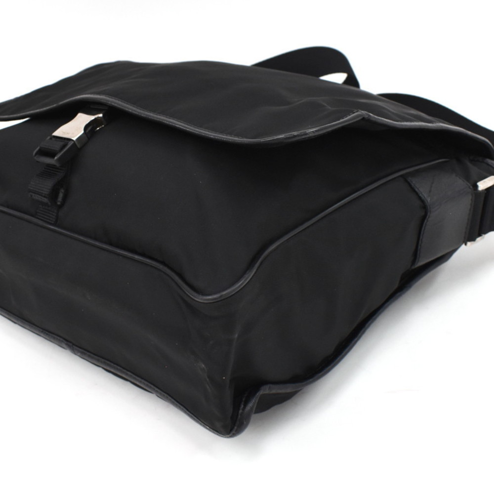 Prada Shoulder Bag Triangular Plate Triangle Nylo… - image 5